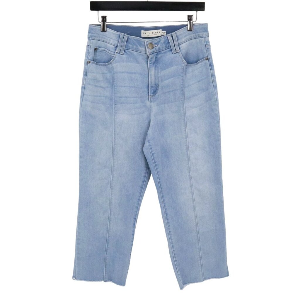 City Blues Jeans Womens 8/29 Blue Casual‎ Relaxed Everyday Versatile Comfort